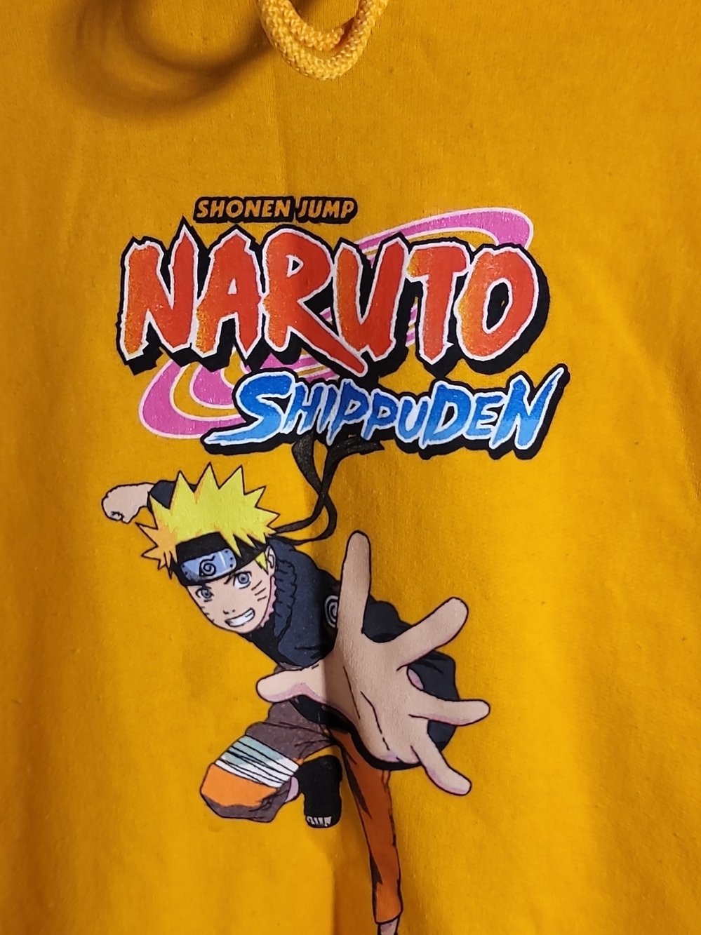 Naruto Shippuden Graphic Crewneck - Bright Yellow